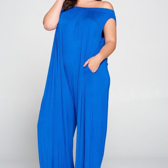 #50 PLUS Size Lovely Leisure Jumpsuit - Picture 4 of 5